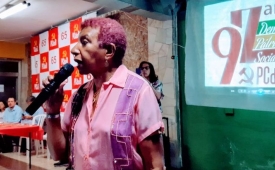 PCdoB realiza conferência em Cubatão, com a presença de Leci Brandão