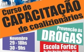 Primeiro curso de formação de novos coalizionários já está com inscrições abertas
