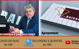 Santiago Perez estréia como comentarista político no Embaixada Brasil