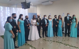 Hospital de Cubatão realiza sonho de paciente e promove casamento dentro da unidade 