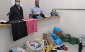 Alfa Segurança e Monitoramento realiza doação de roupas e alimentos em prol das vítimas do incêndio da Vila Esperança