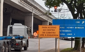 CMT interdita alça de acesso da Cônego Domênico Rangoni à Avenida Nove de Abril