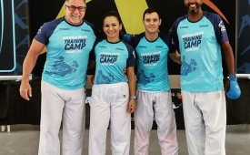 Sensei cubatense participa de treinamento de alto rendimento em Santa Catarina