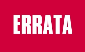 Errata