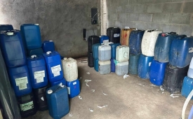 Polícia Civil localiza depósito clandestino de combustível em São Vicente