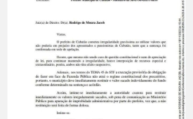 Justiça decide por ressarcimento imediato do Fundo Blindado para servidores de Cubatão