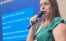 Estratégia de vacinação de pessoas com HIV em Cubatão é apresentada em Brasília