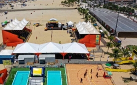Com patrocínio da Unipar, Arena Esportiva – Estação Verão 2025 oferece atividades gratuitas em Praia Grande