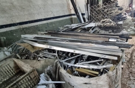 Polícia Civil apreende 10 toneladas de material de origem criminosa em ferro velho de Santos