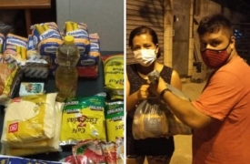 Grupo de Whatsapp arrecada e distribui alimentos em tempos de Lockdown em Cubatão