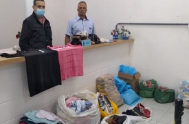 Alfa Segurança e Monitoramento realiza doação de roupas e alimentos em prol das vítimas do incêndio da Vila Esperança