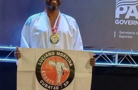 Luciano Moreira brilha no Ibirapuera e conquista a Copa São Paulo de karatê