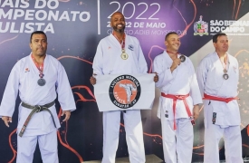 Luciano Moreira é Campeão Paulista de karatê e vai representar Cubatão no Brasileiro