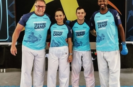 Sensei cubatense participa de treinamento de alto rendimento em Santa Catarina