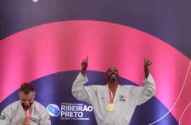  Luciano Moreira conquista o terceiro ouro seguido em etapas do Paulista de Karatê
