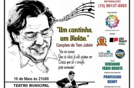 Um pouquinho de “Bossa Nova com produção cubatense”, no Teatro Braz Cubas