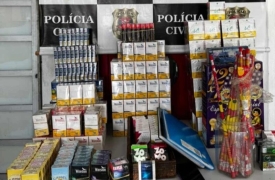 Policiais Civis prendem dois homens por contrabando em Cubatão