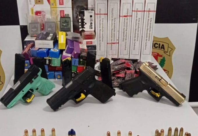 Polícia Civil apreende produtos contrabandeados em adega de Santos