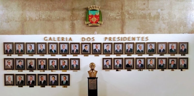 Galerias parlamentares da Câmrara de Cubatão, iniciam outubro com novos retratos