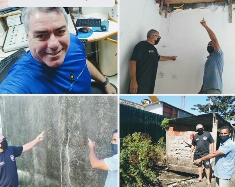Com a ajuda de Santiago Perez, moradores do São Manoel tentam sanar problemas causados pelas obras da 