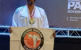Luciano Moreira brilha no Ibirapuera e conquista a Copa São Paulo de karatê