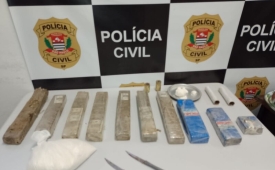 Polícia Civil localiza mais de sete quilos de drogas enterrados em terreno baldio em Praia Grande