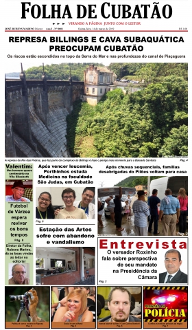 1º Edição Folha de Cubatão