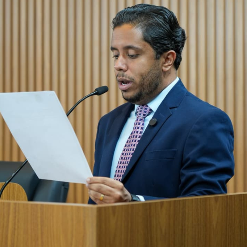 Allan Matias apresenta moção de repúdio à instalação de controle de acesso na Serrinha