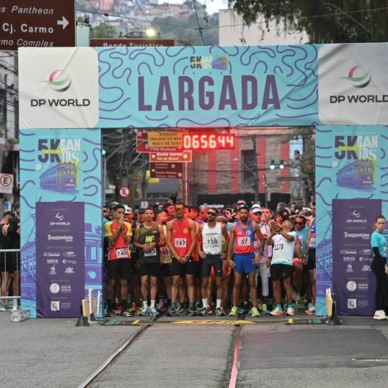 Corrida 5K vai movimentar o Centro Histórico de Santos neste domingo (19)