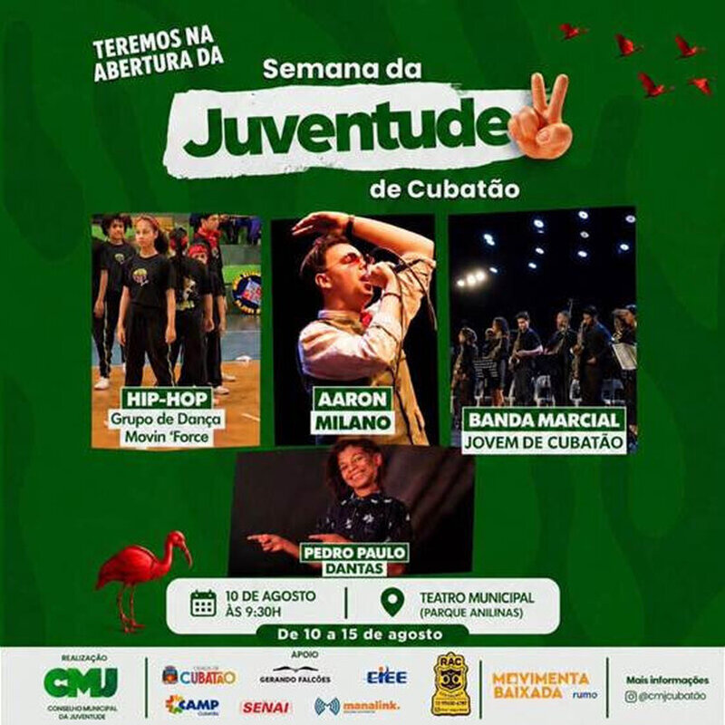 Movimenta Baixada Rumo leva ações à Semana Municipal da Juventude em Cubatão 